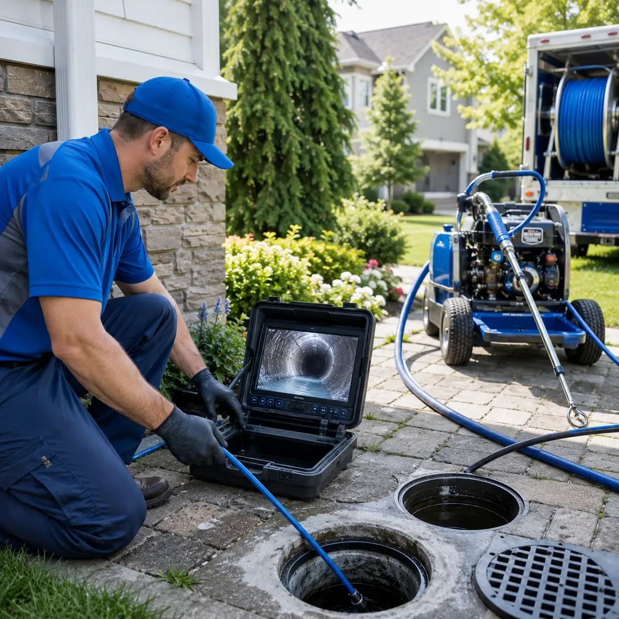 Outdoor drain cleaning professionals serving Vredenburgh, AL